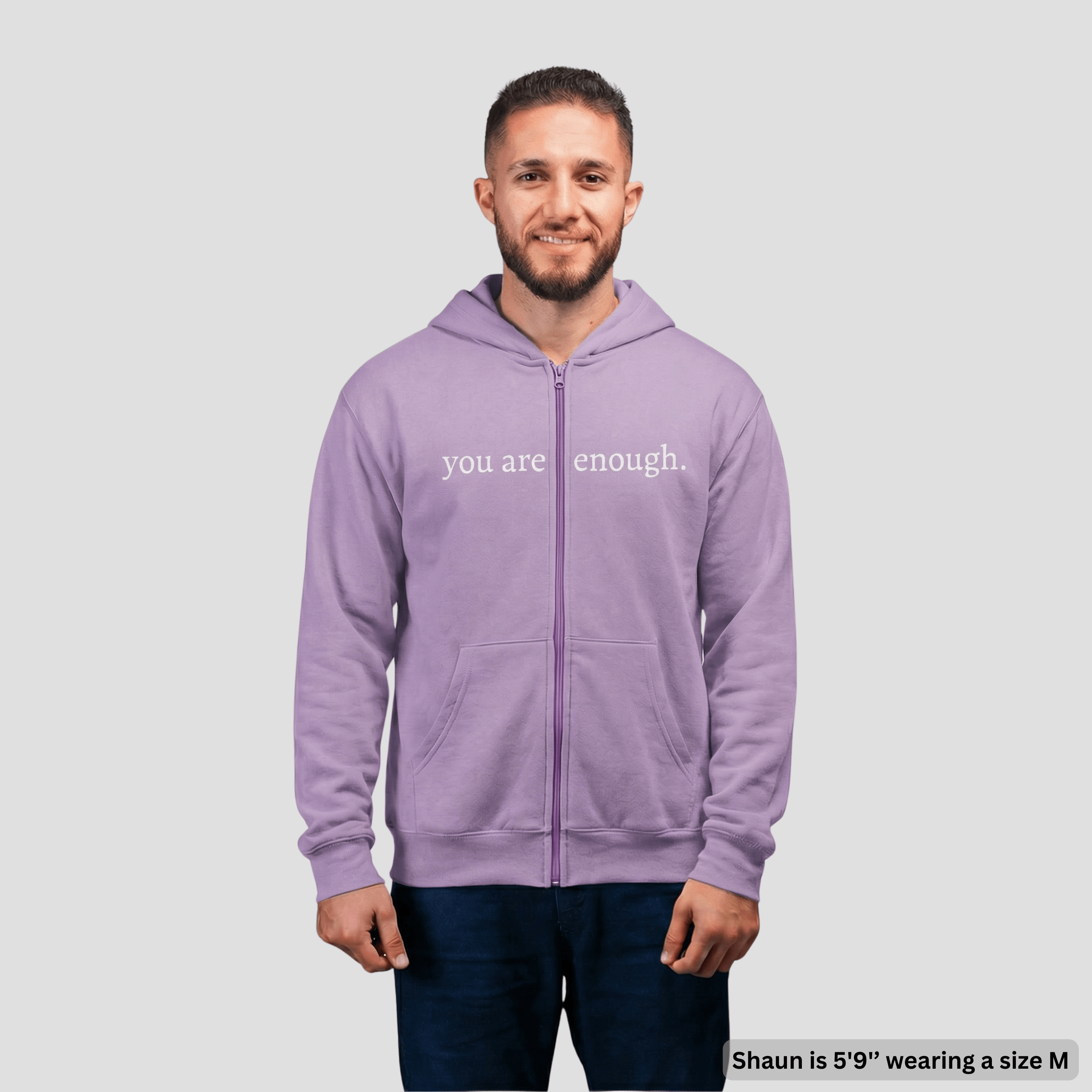 The Original 'Dear Person Behind Me' Zip-Up Hoodie