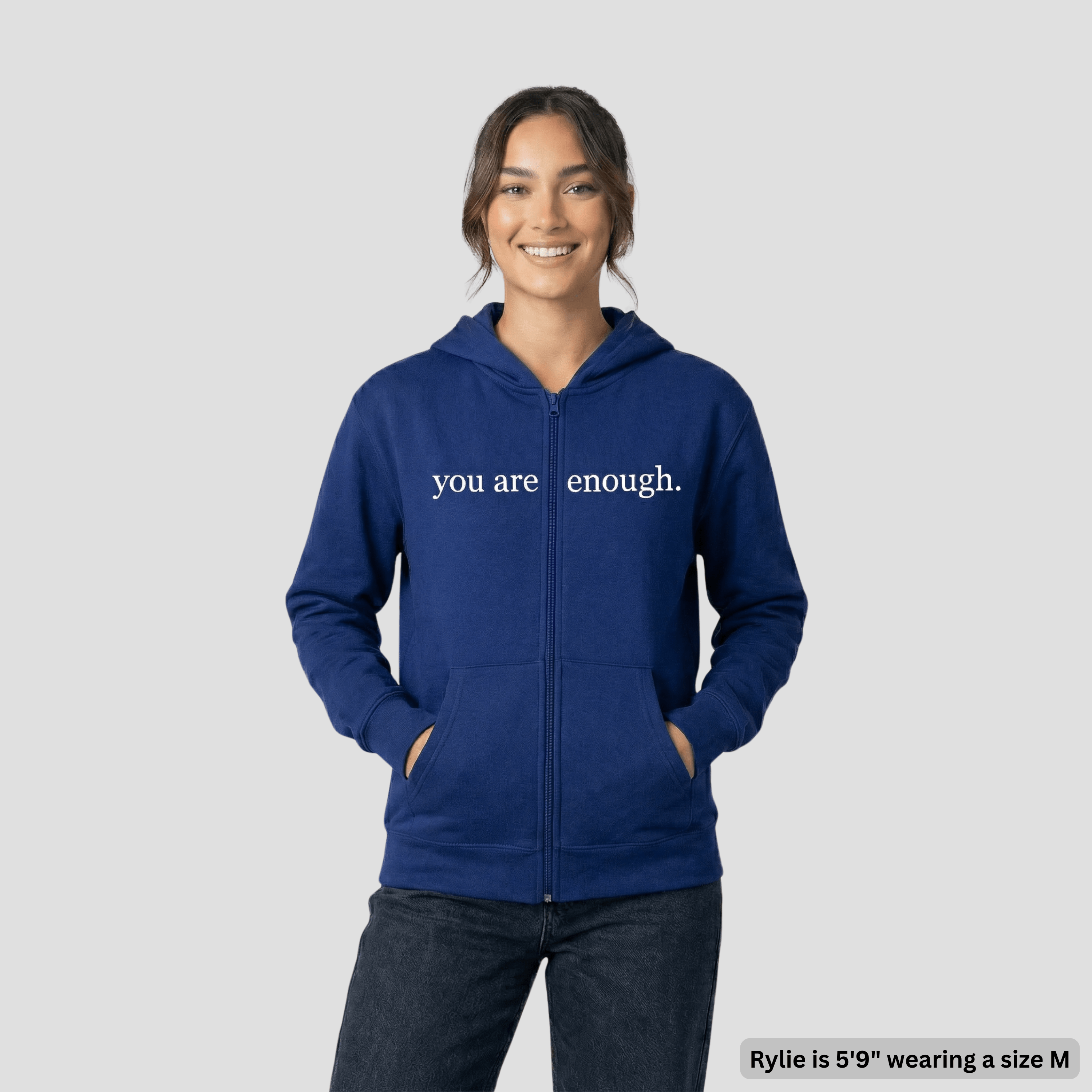 The Original 'Dear Person Behind Me' Zip-Up Hoodie