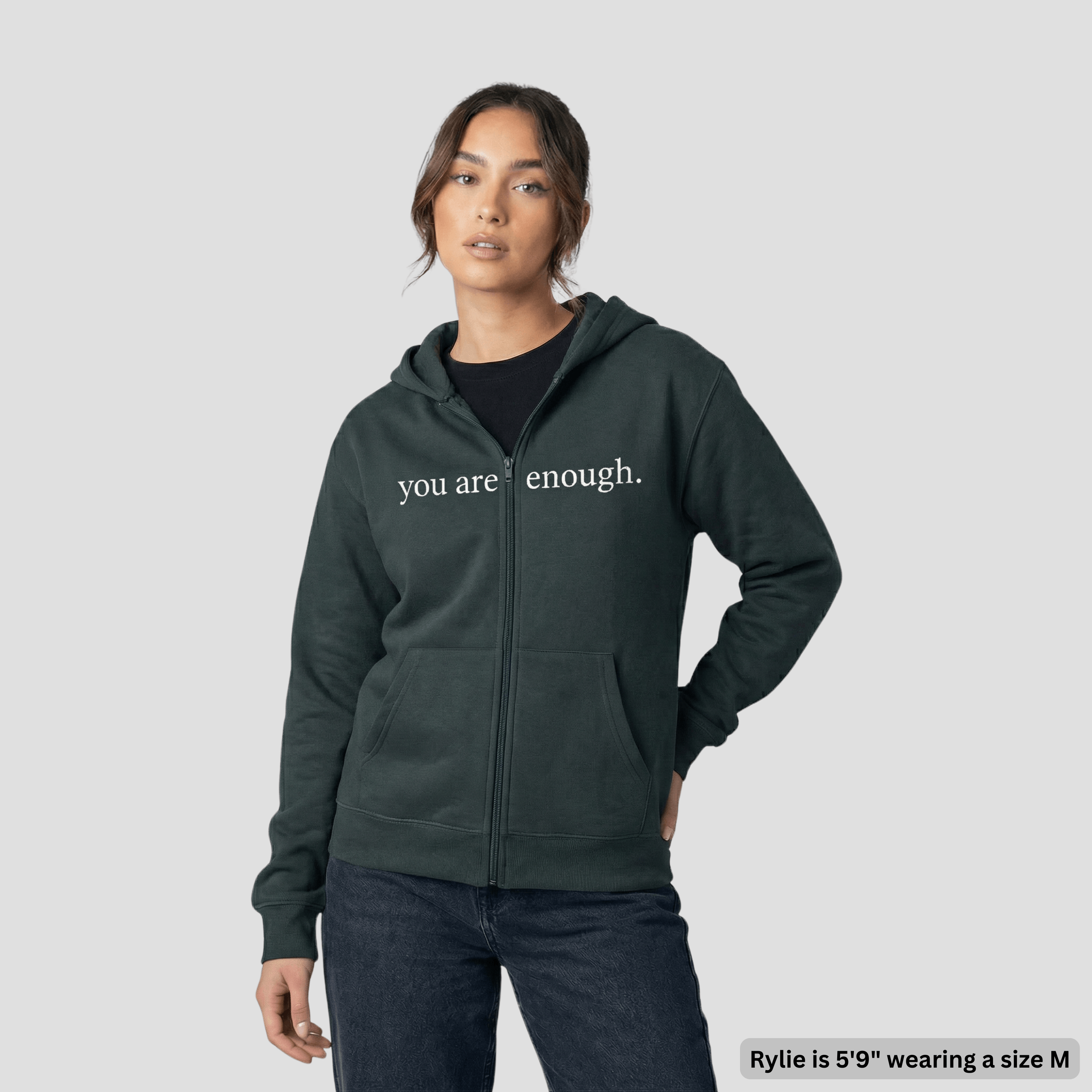 The Original 'Dear Person Behind Me' Zip-Up Hoodie