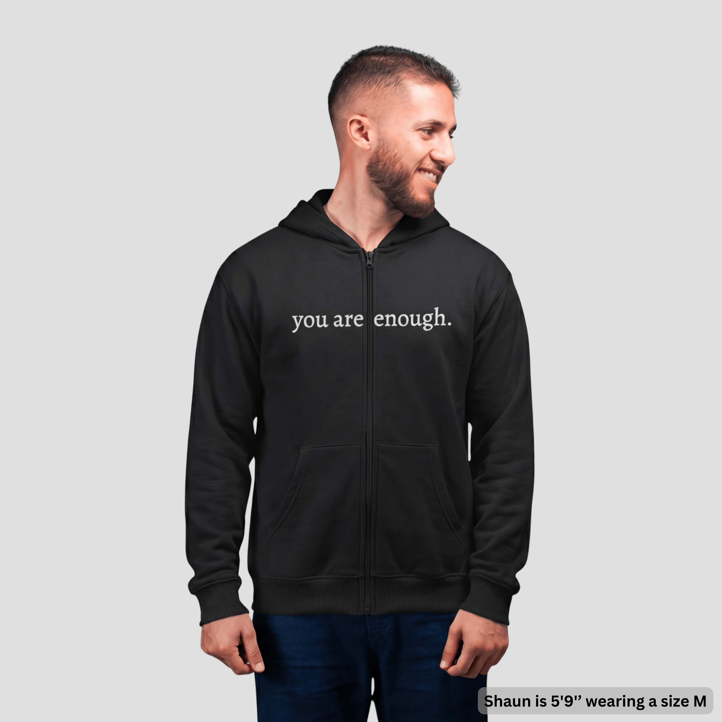 The Original 'Dear Person Behind Me' Zip-Up Hoodie