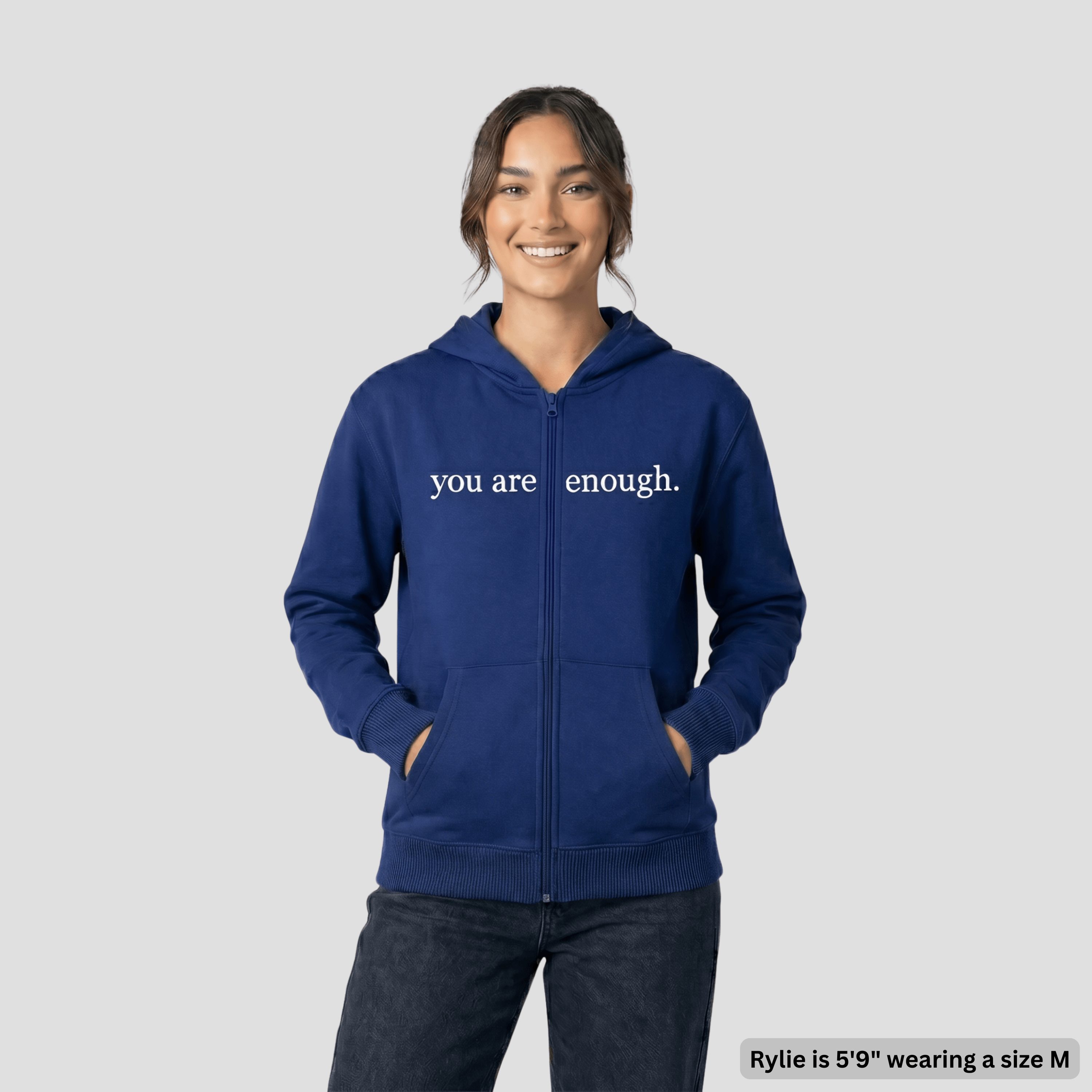 The Original 'Dear Person Behind Me' Zip-Up Hoodie