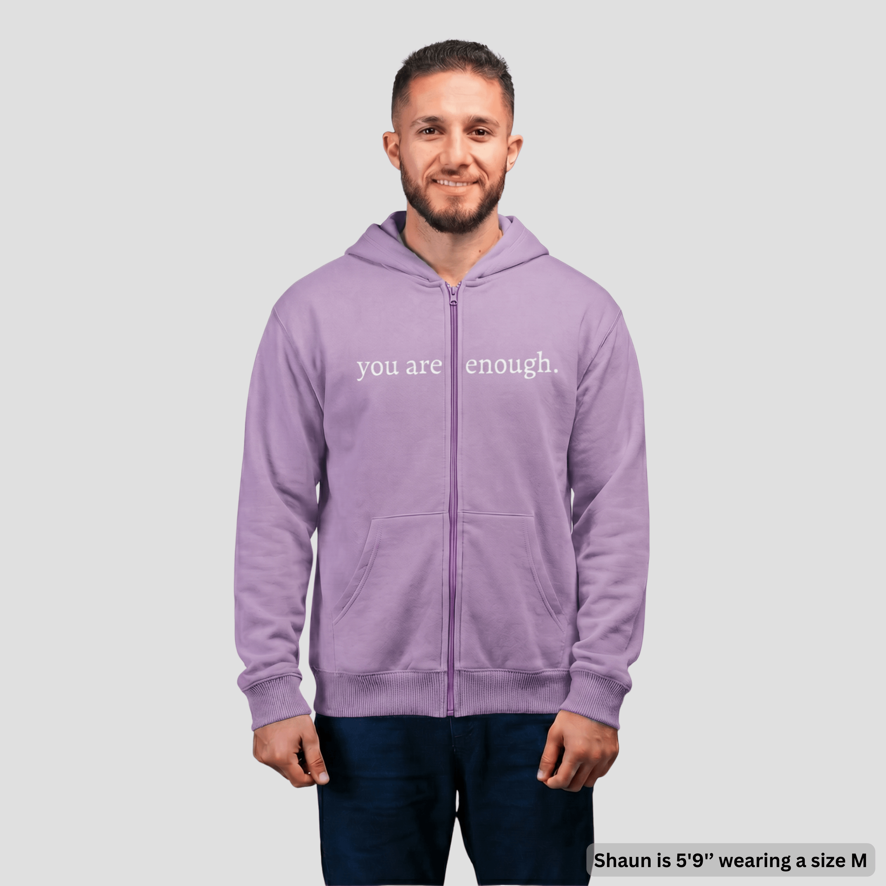 The Original 'Dear Person Behind Me' Zip-Up Hoodie
