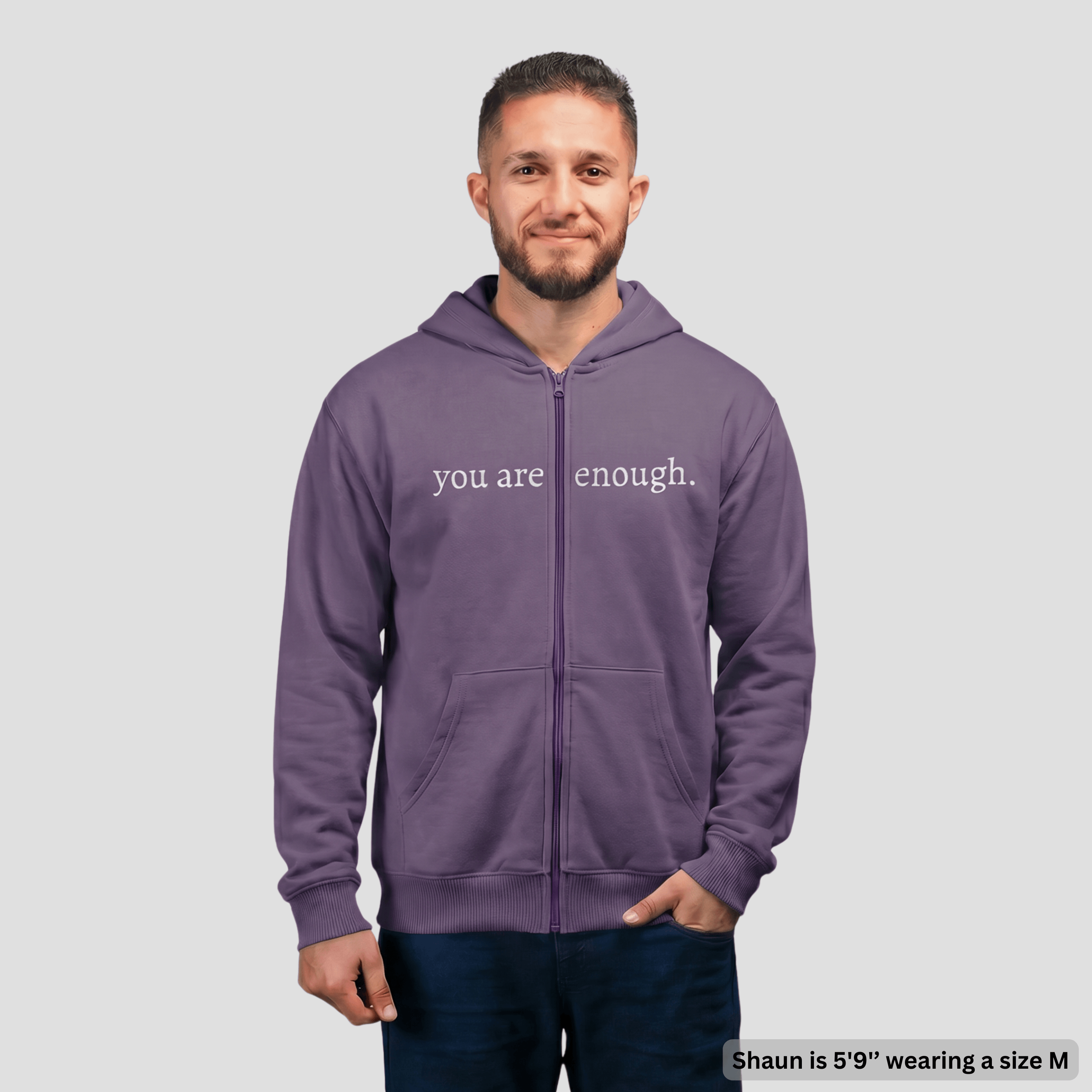 The Original 'Dear Person Behind Me' Zip-Up Hoodie