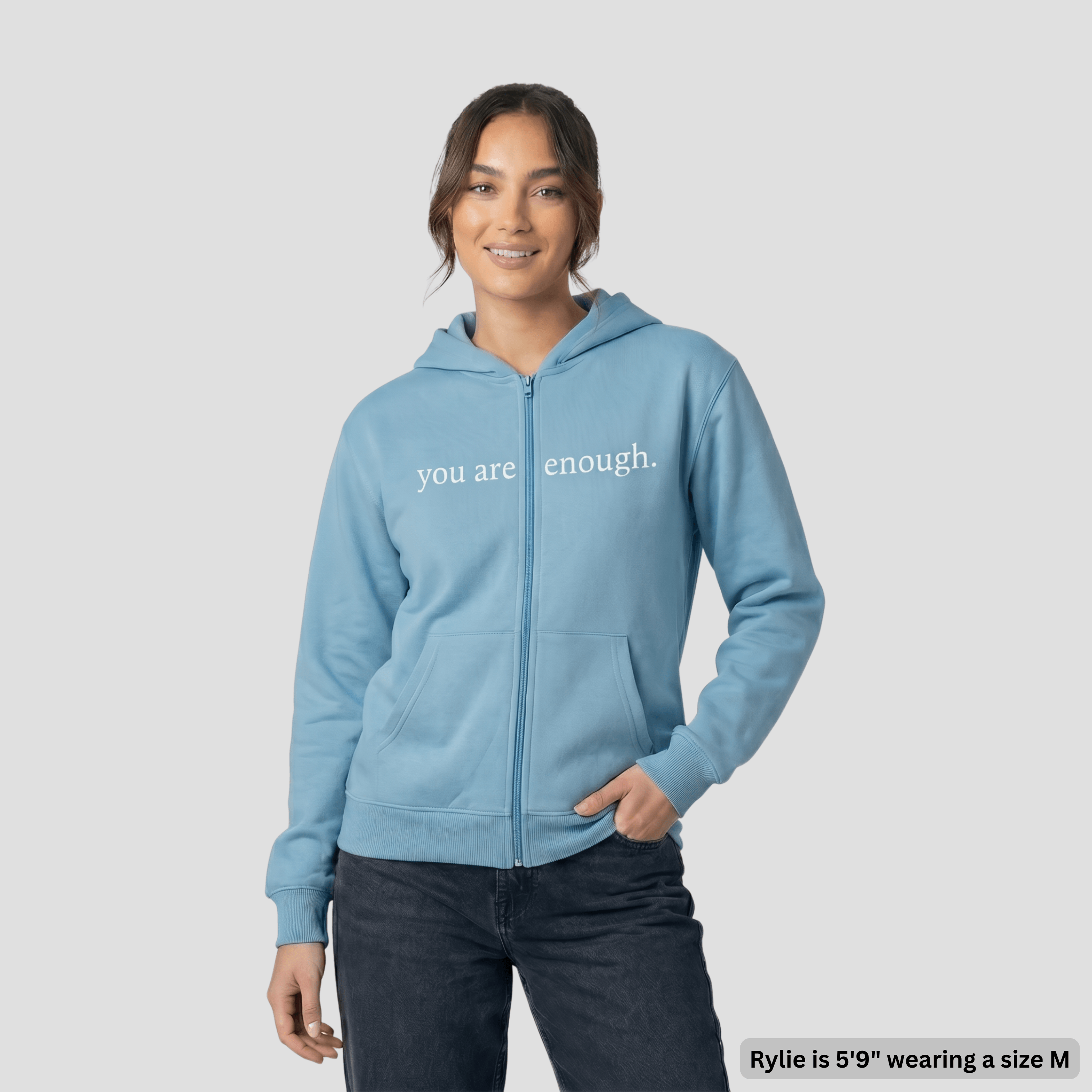 The Original 'Dear Person Behind Me' Zip-Up Hoodie