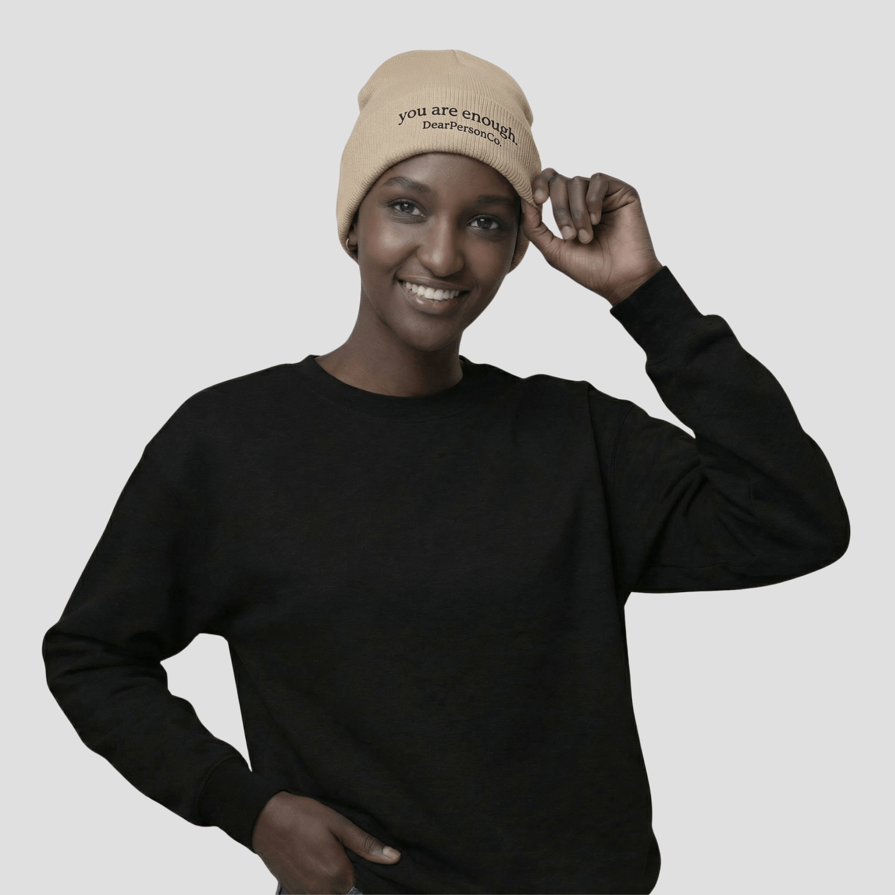 'You Are Enough' Beanie