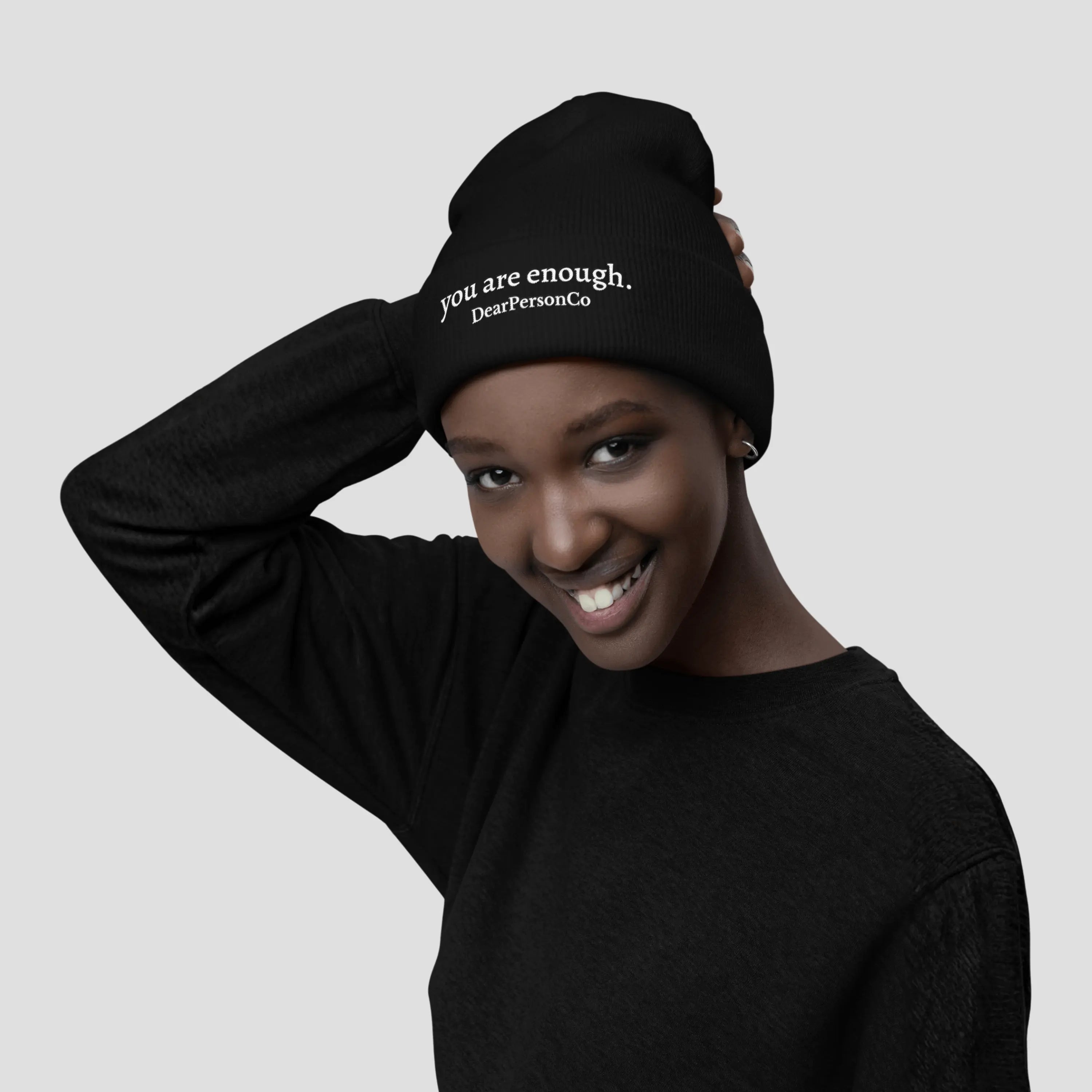 'You Are Enough' Beanie DearPersonCo