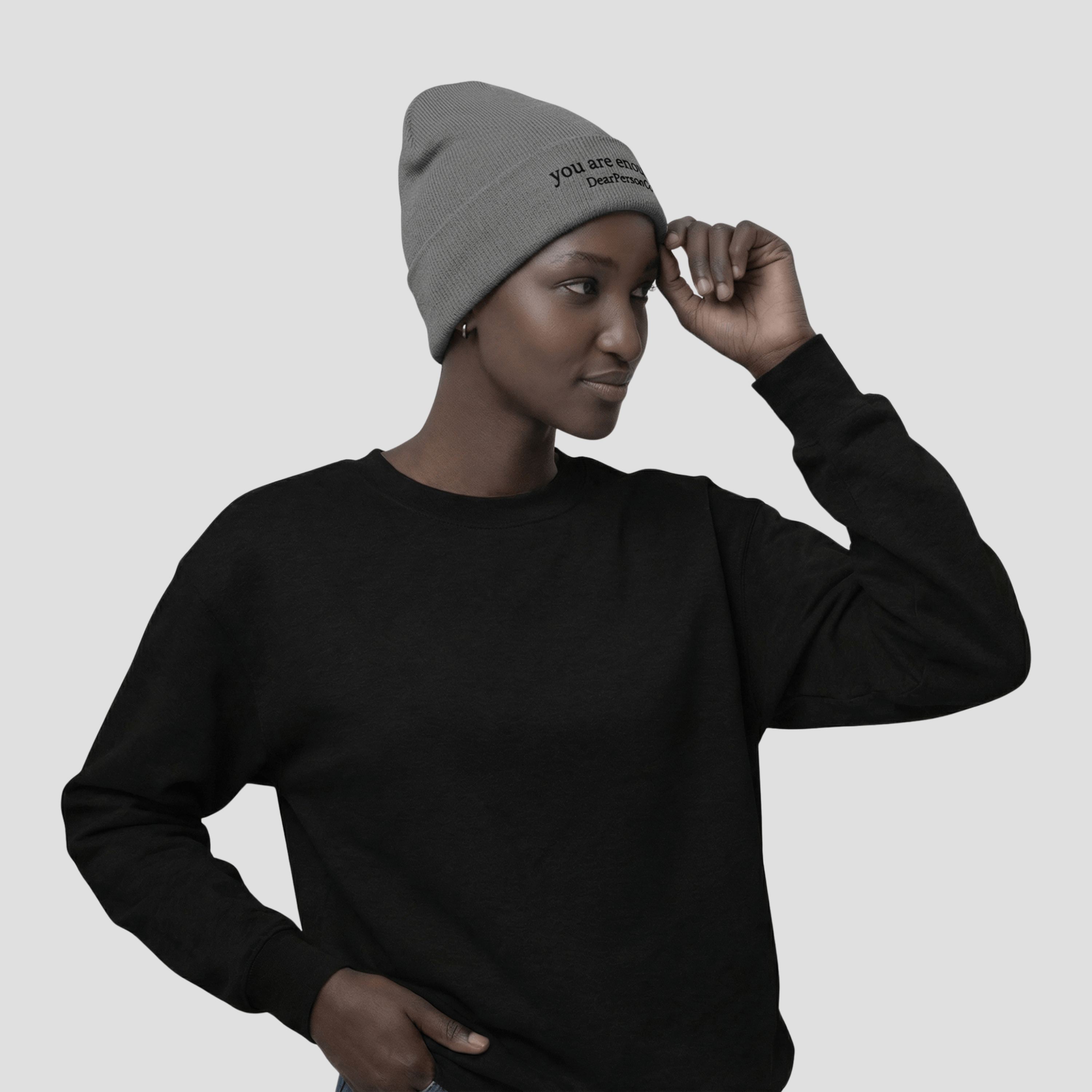 'You Are Enough' Beanie