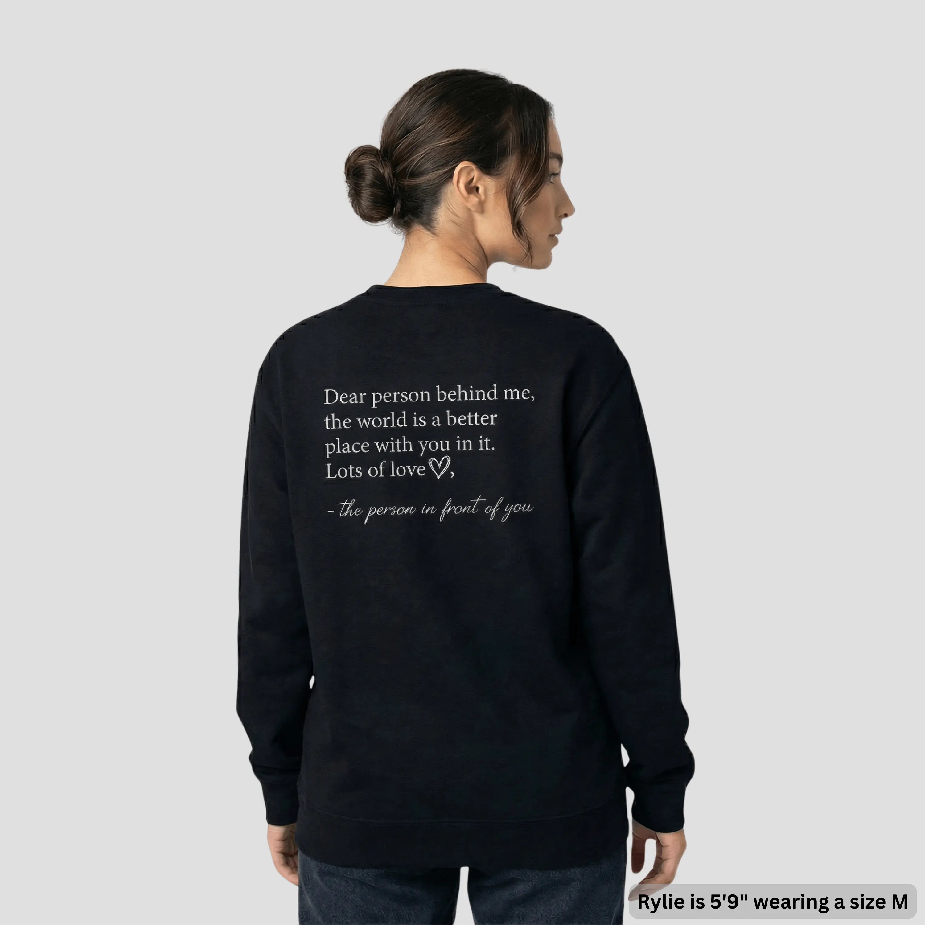 'Dear Person Behind Me' Love Sweatshirt DearPersonCo