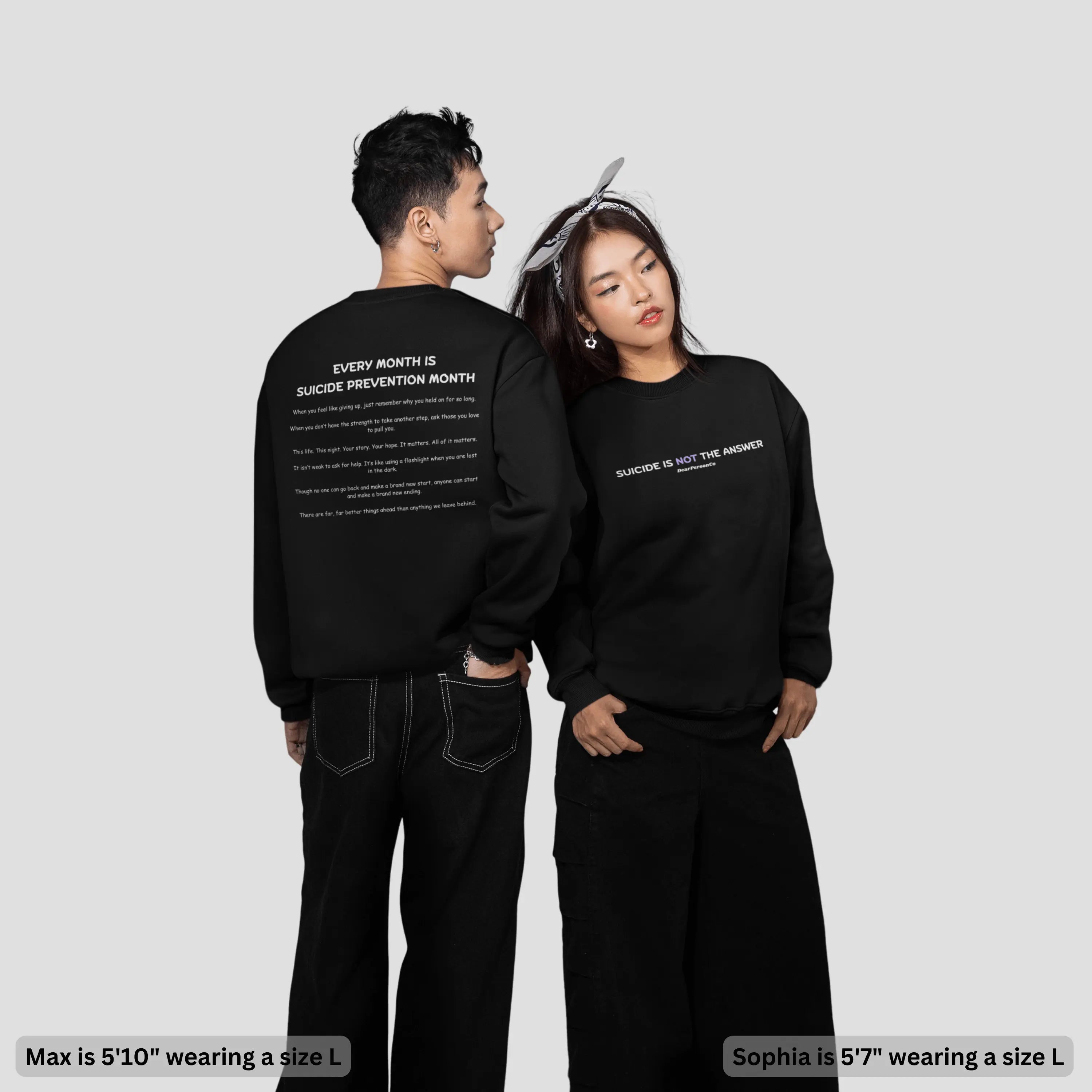 2025 Suicide Prevention Month Sweatshirt DearPersonCo