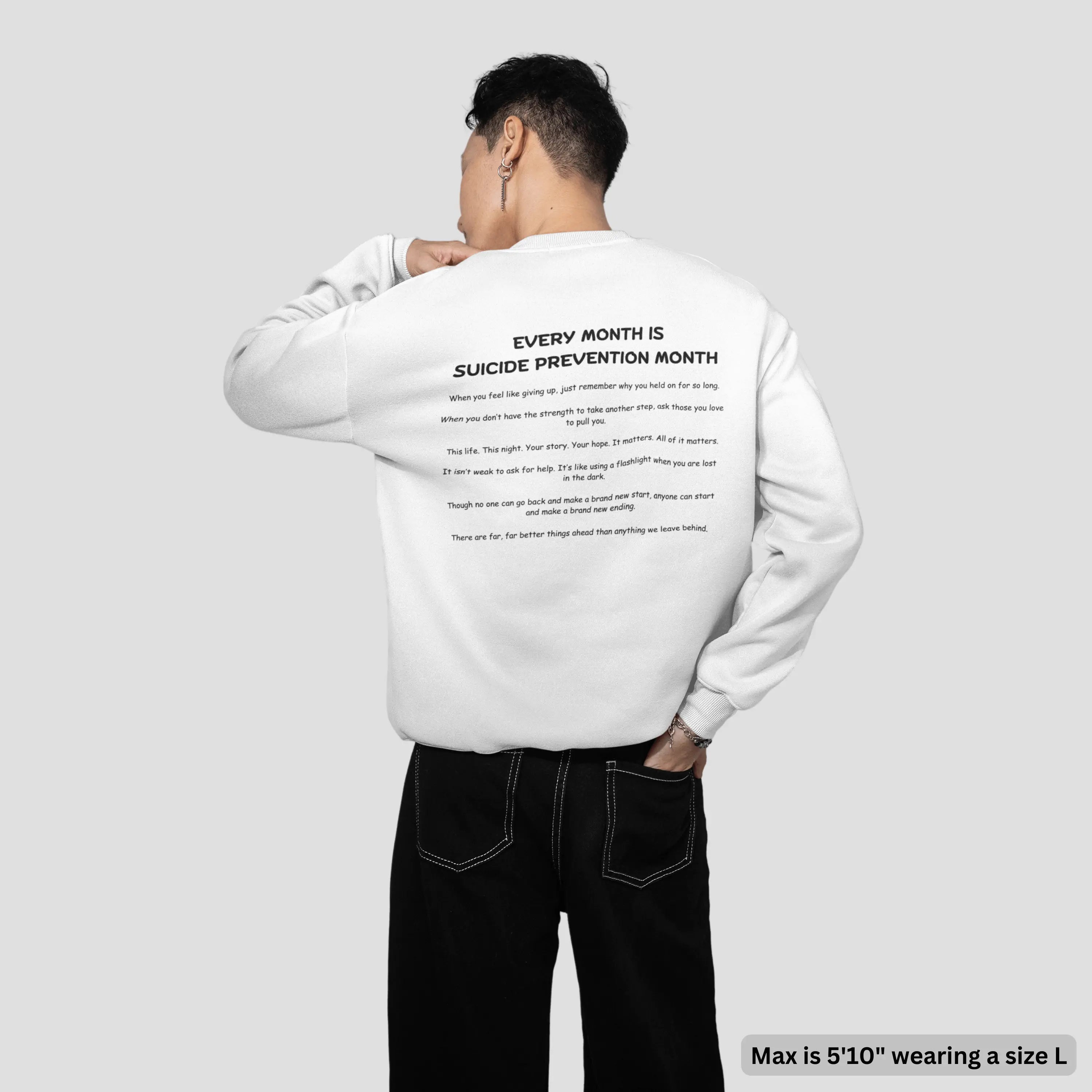 2025 Suicide Prevention Month Sweatshirt DearPersonCo