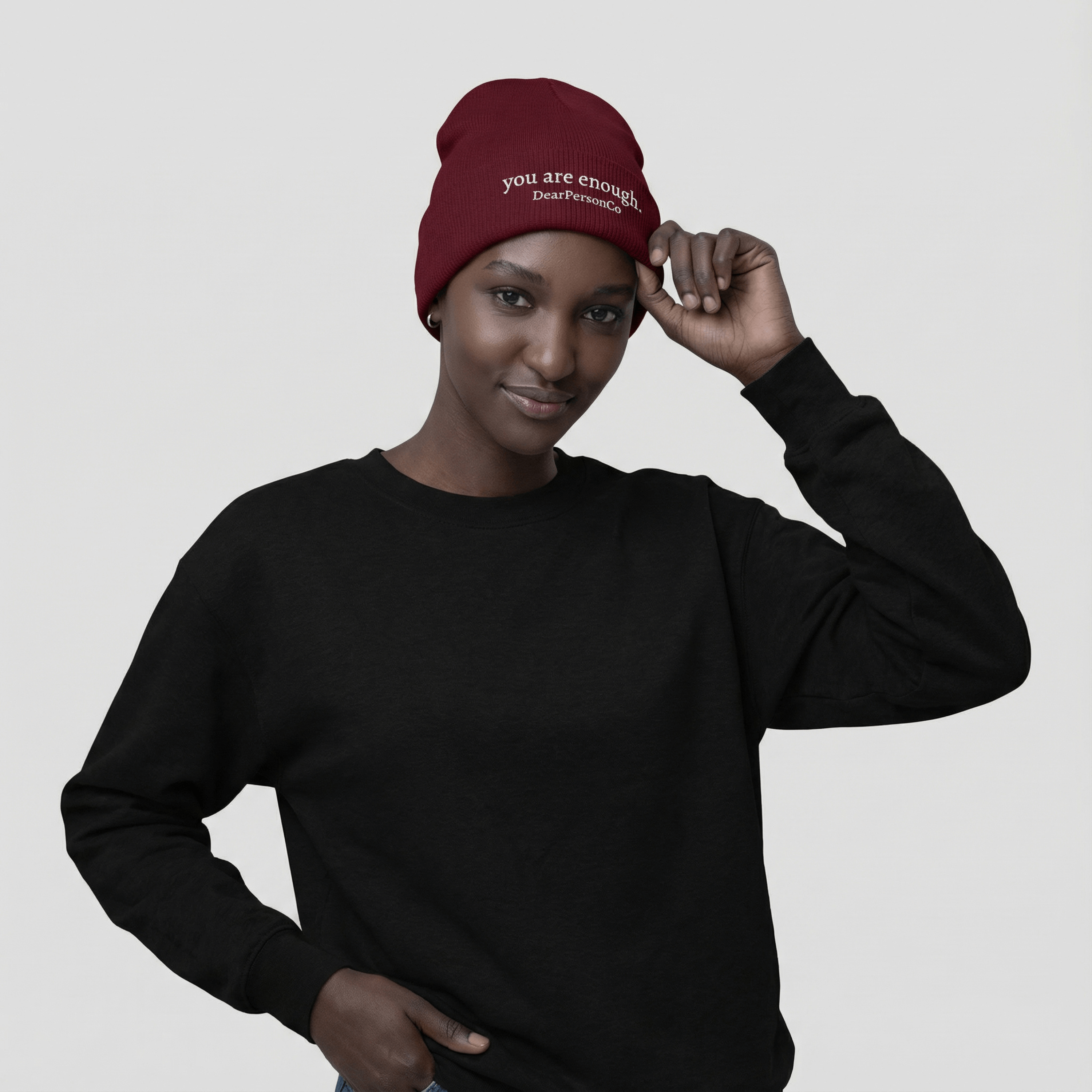 'You Are Enough' Beanie