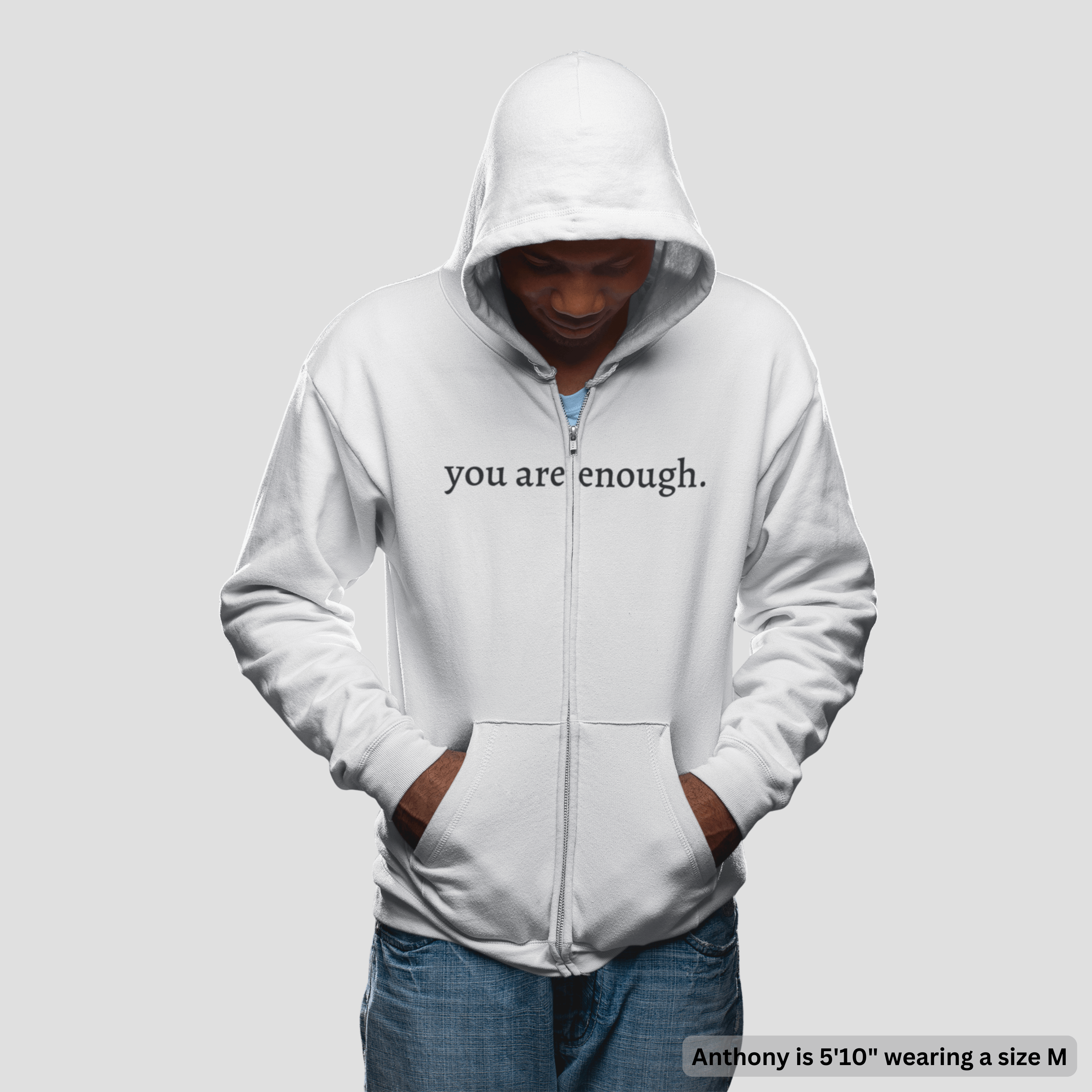The Original 'Dear Person Behind Me' Zip-Up Hoodie