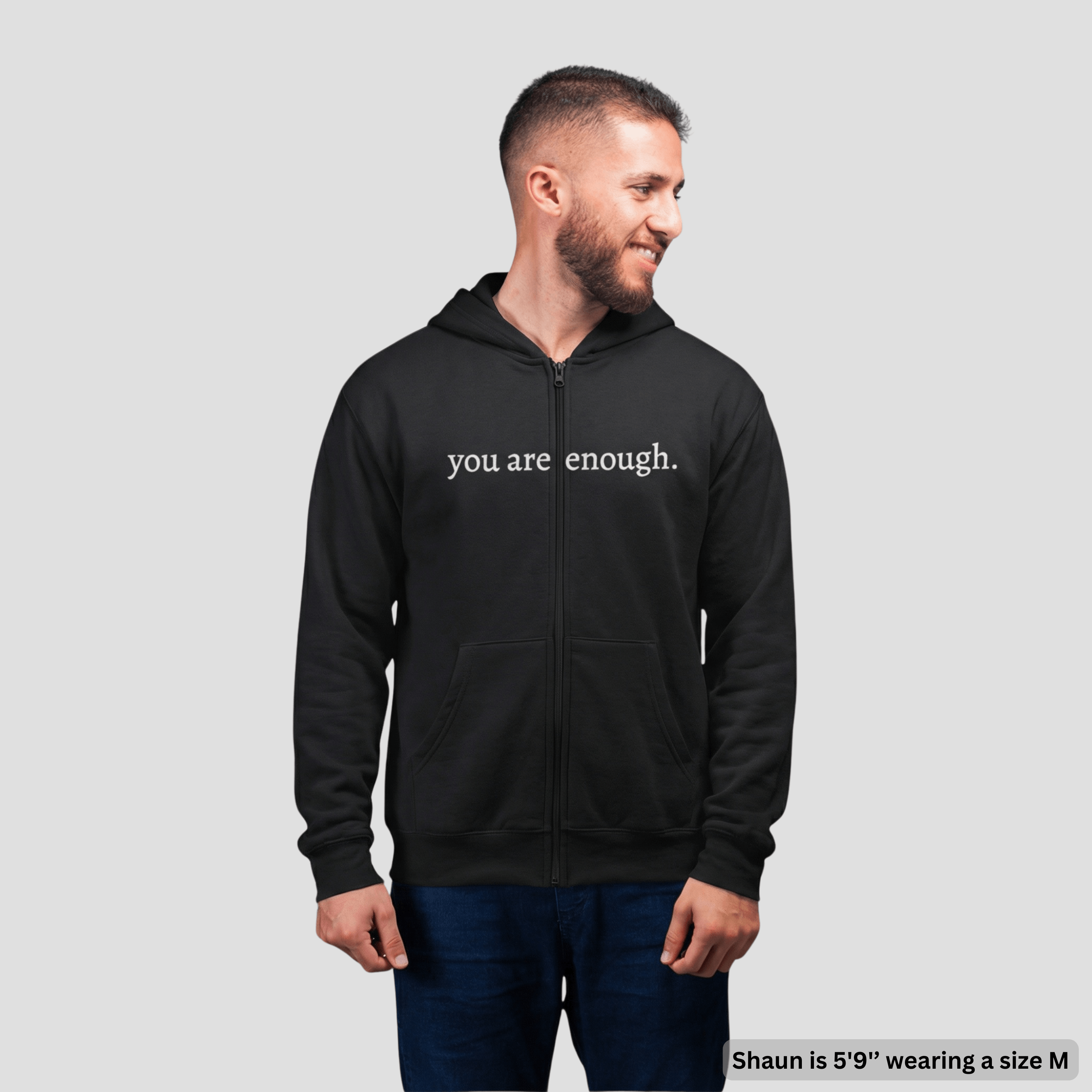 The Original 'Dear Person Behind Me' Zip-Up Hoodie