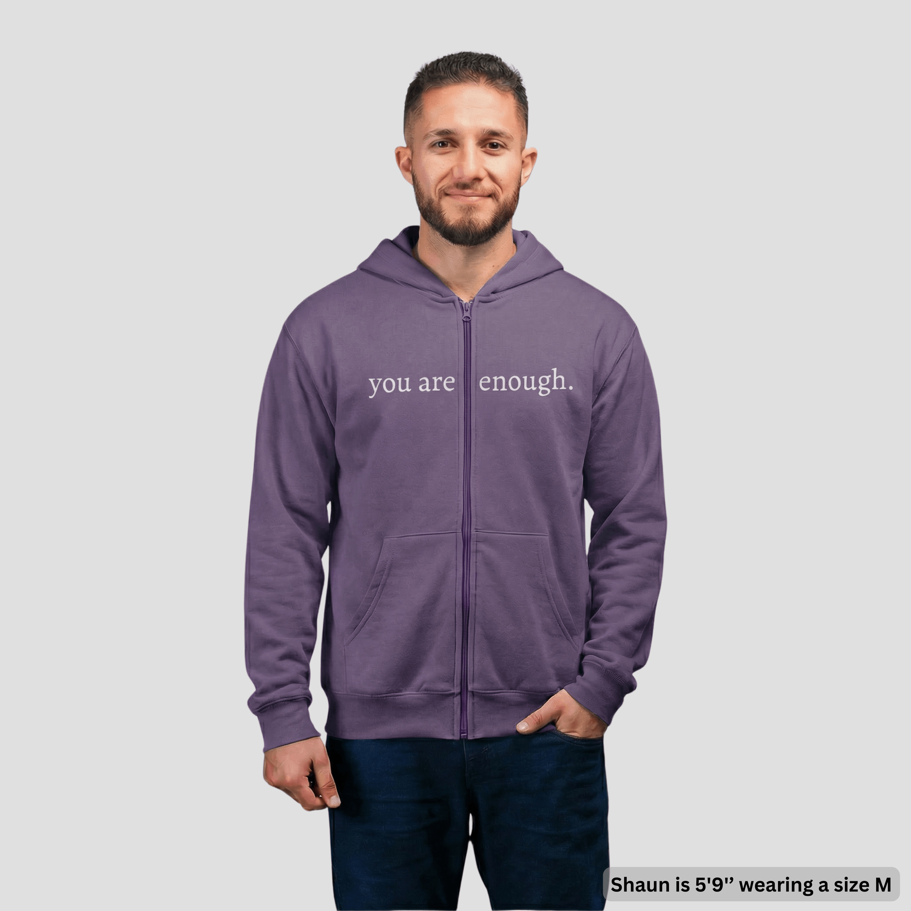 The Original 'Dear Person Behind Me' Zip-Up Hoodie