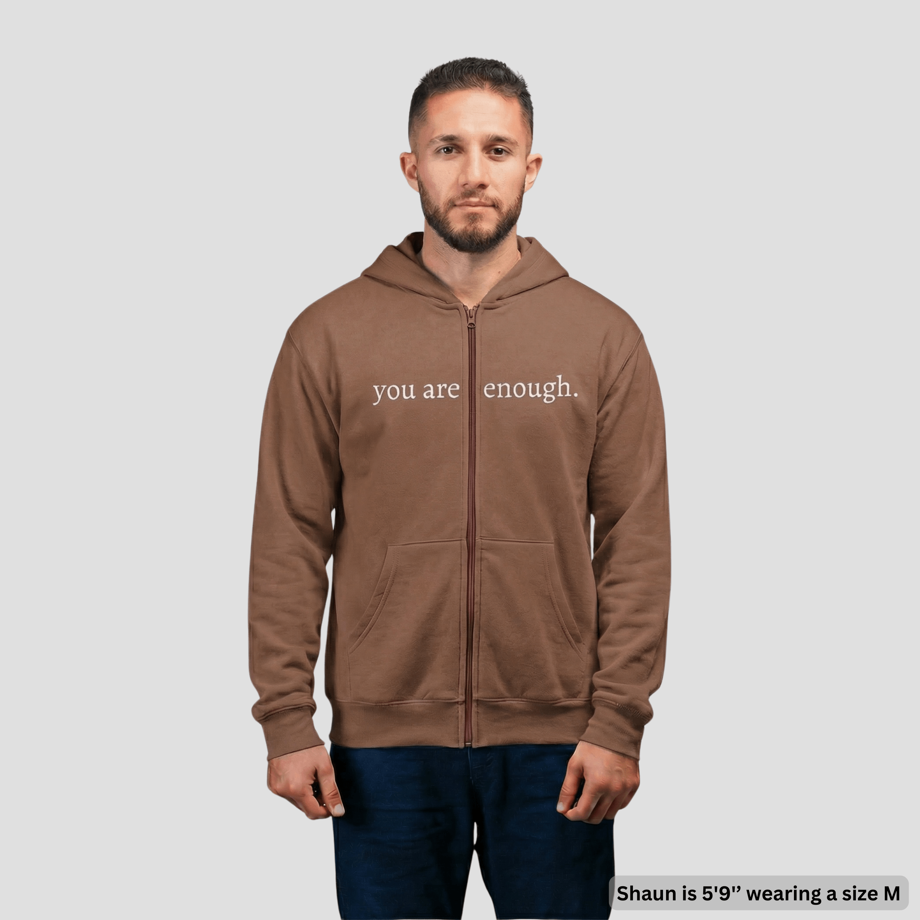 The Original 'Dear Person Behind Me' Zip-Up Hoodie