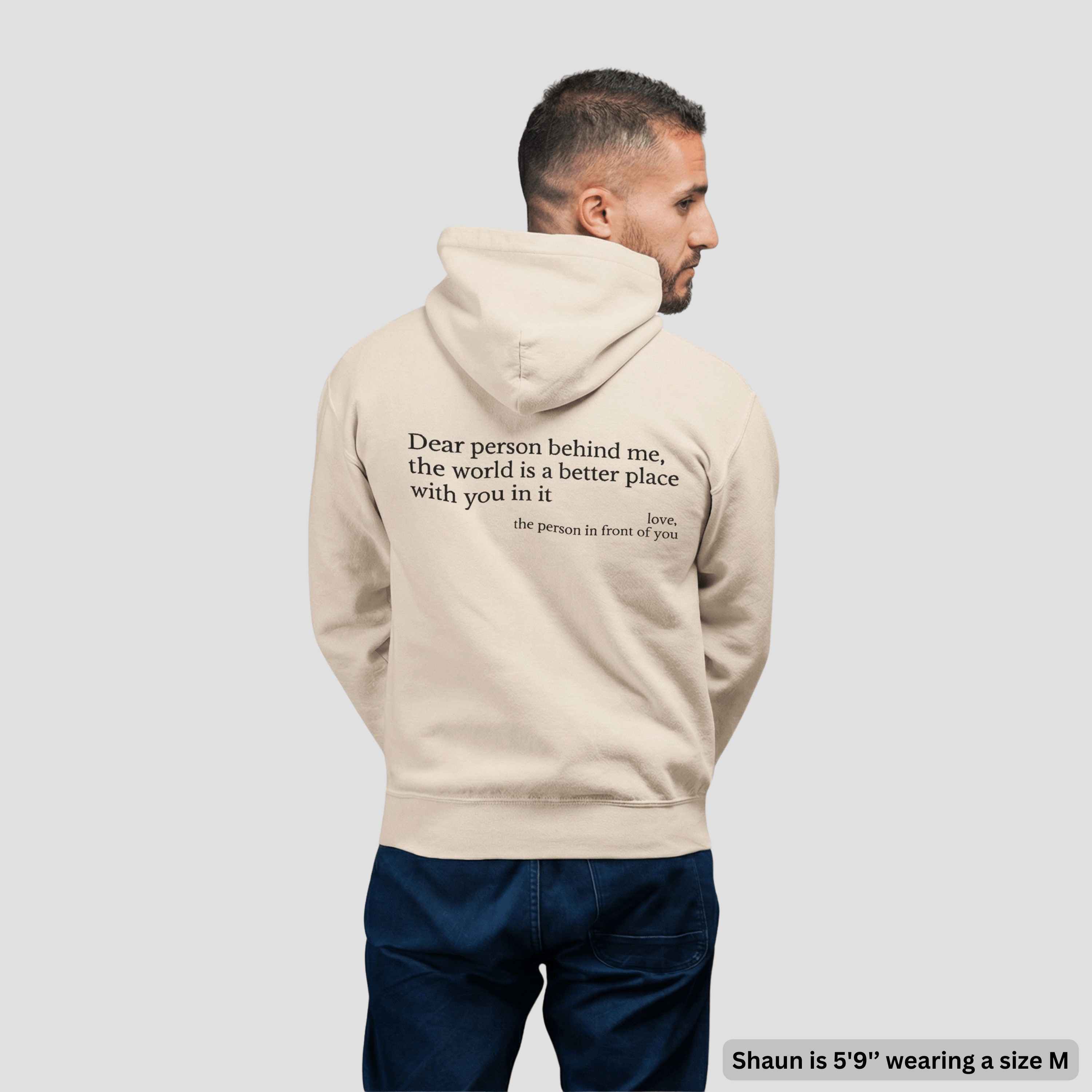 The Original 'Dear Person Behind Me' Zip-Up Hoodie
