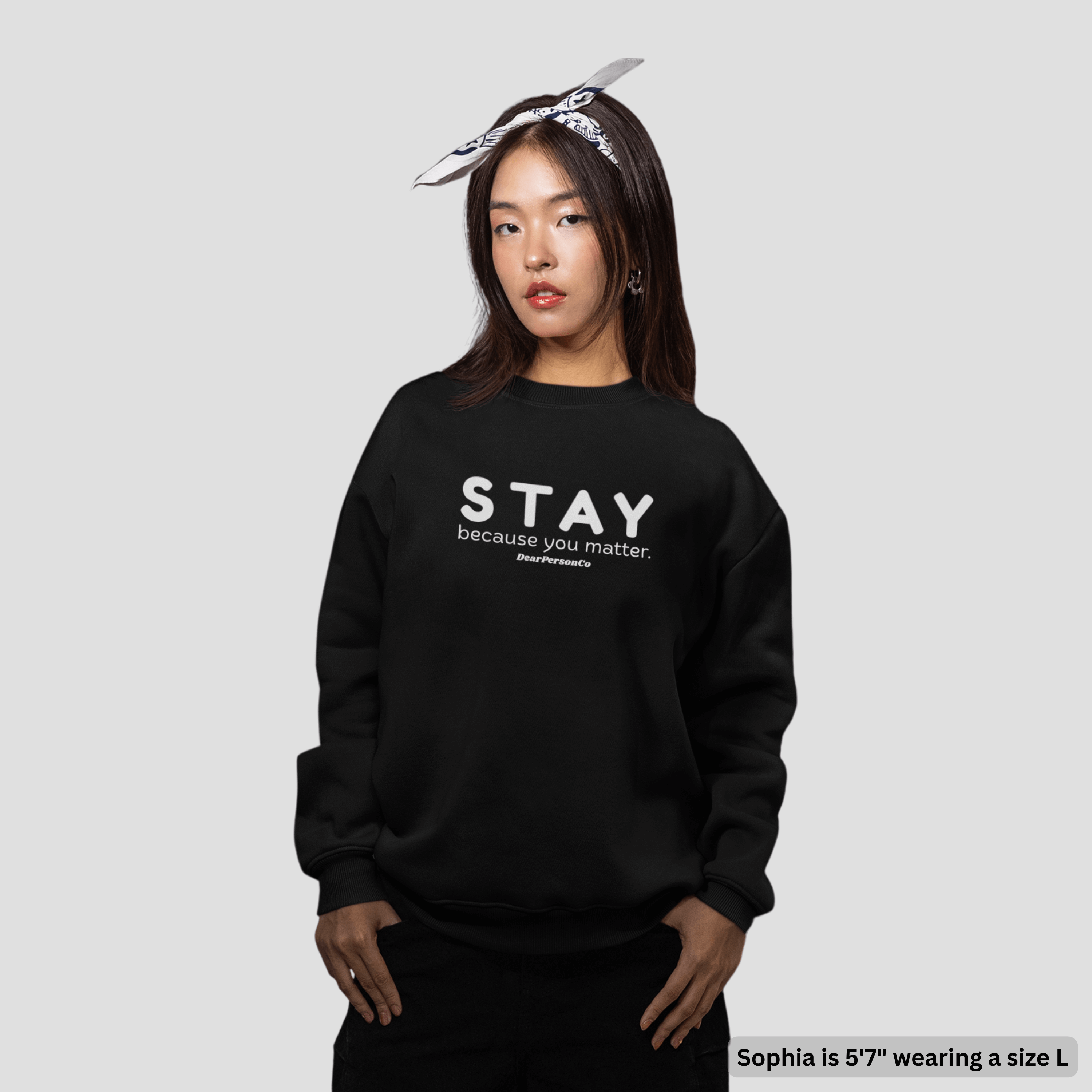 '50 Reasons To Stay Alive' Sweatshirt