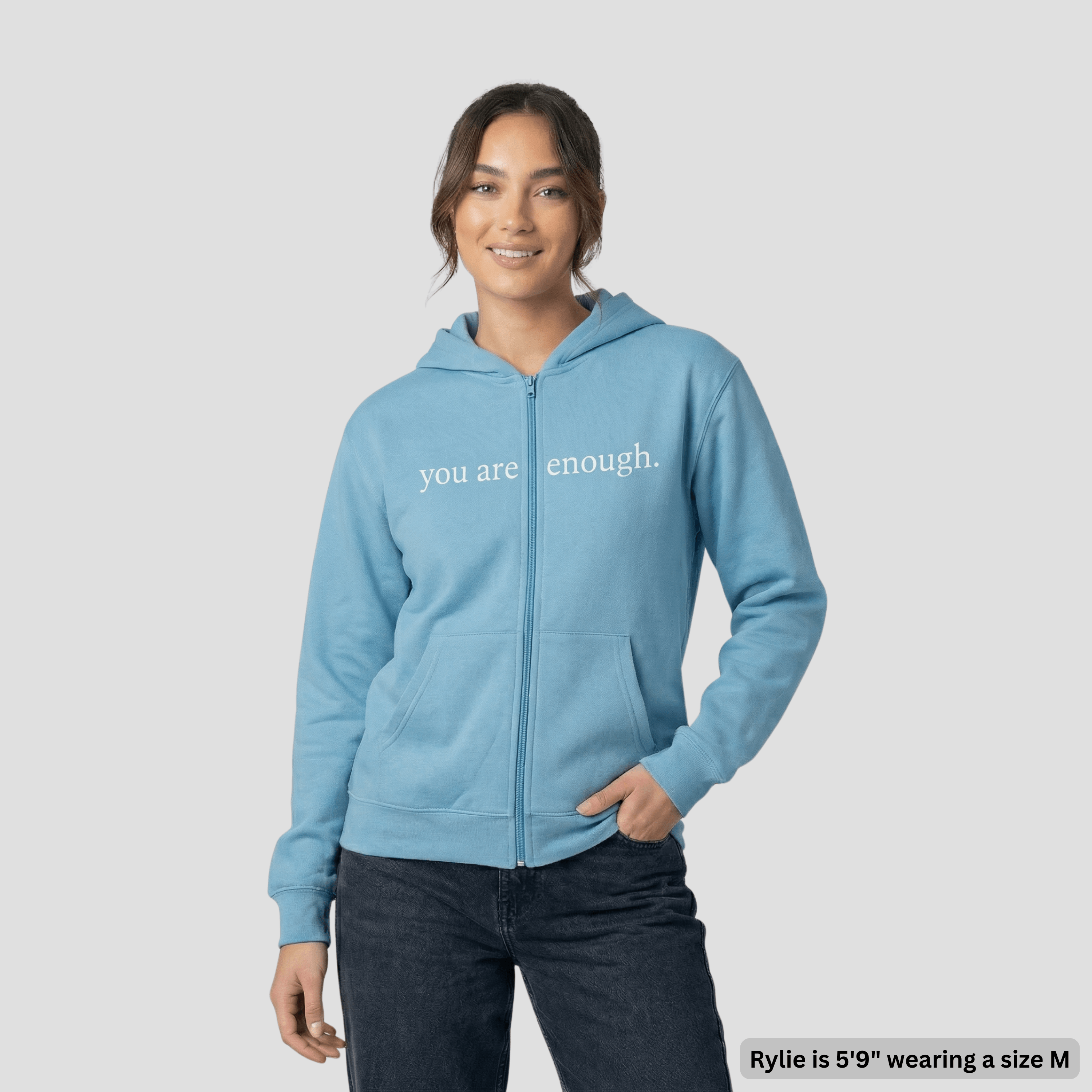 The Original 'Dear Person Behind Me' Zip-Up Hoodie