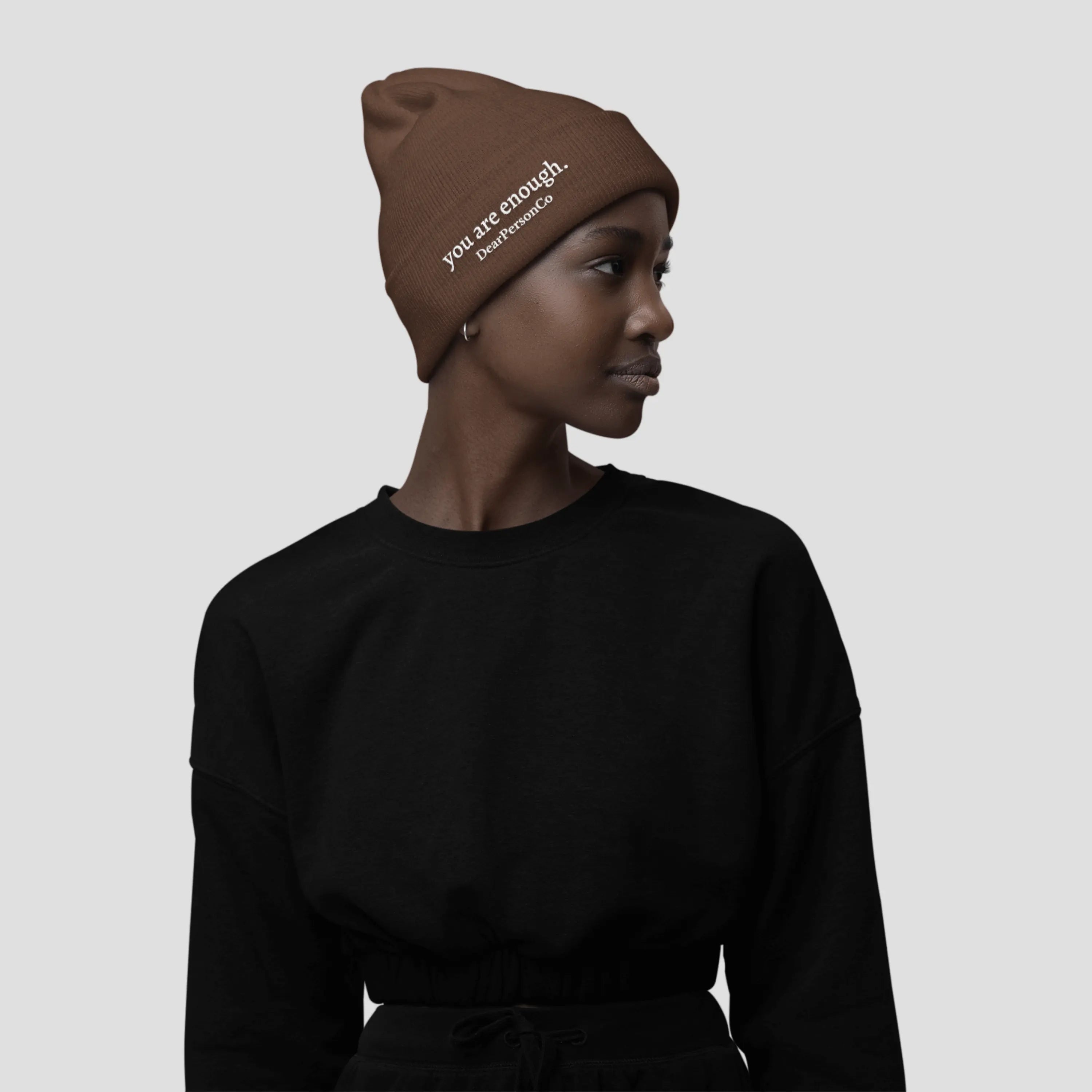 'You Are Enough' Beanie