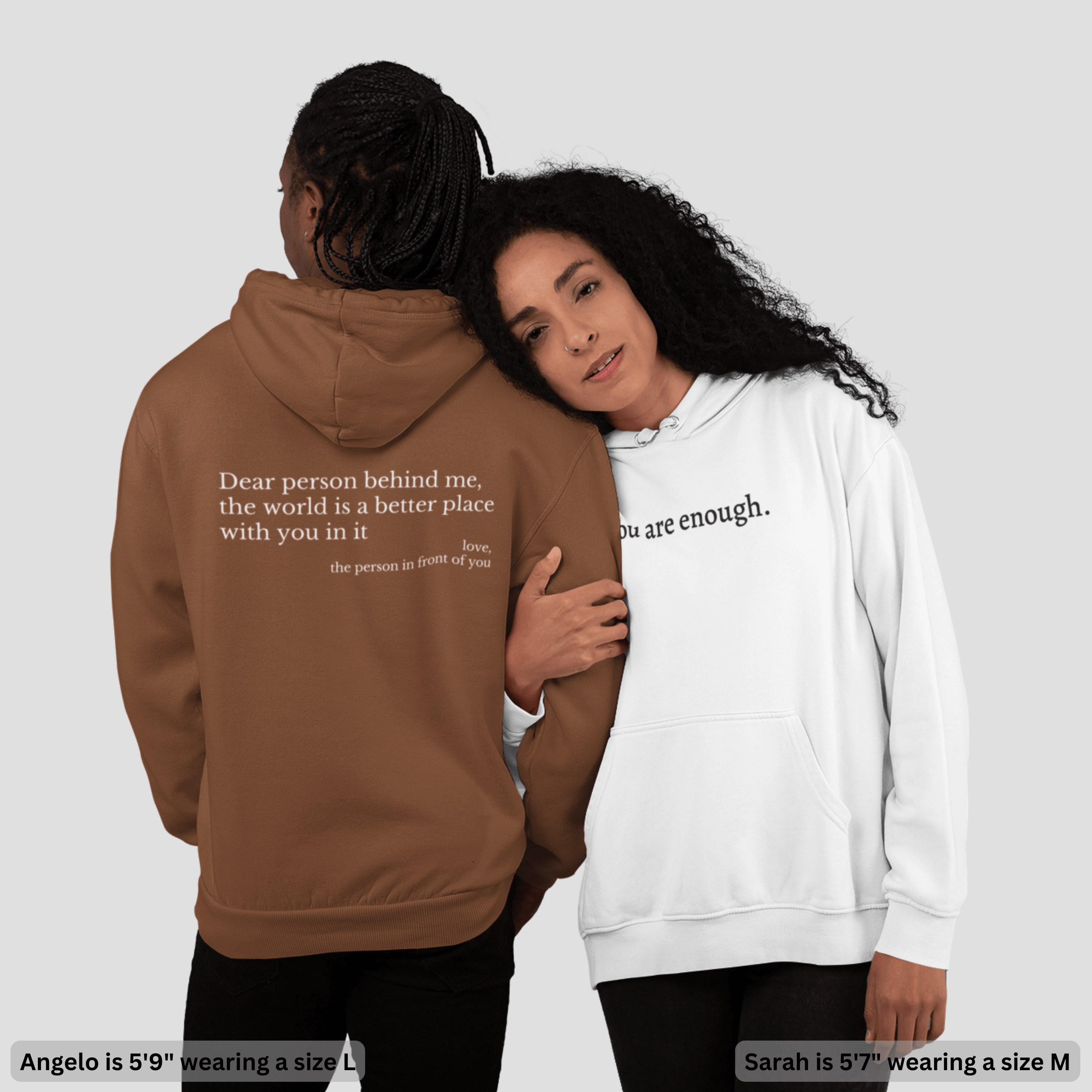 Damen Weißer Oversize Hoodie – 