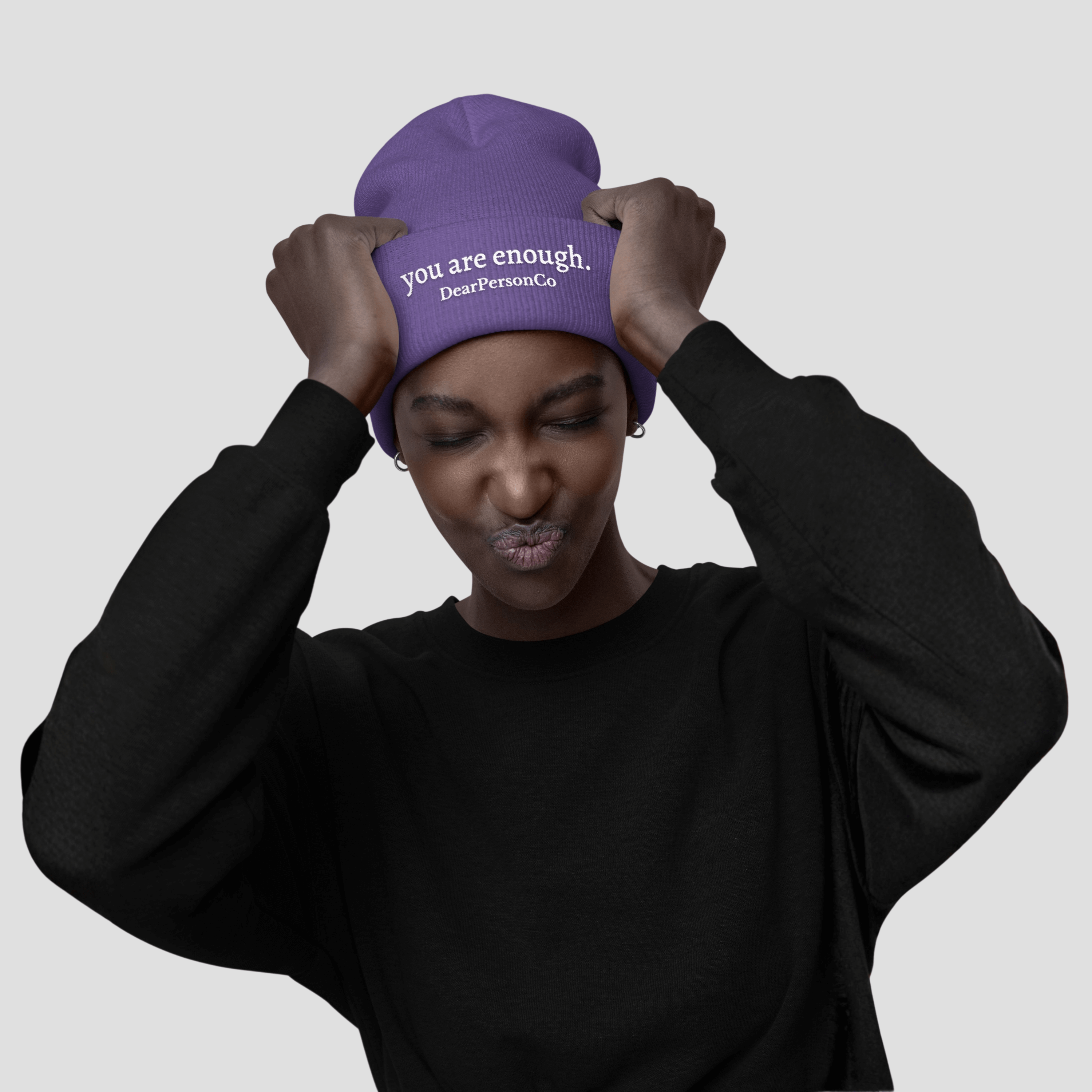 'You Are Enough' Beanie