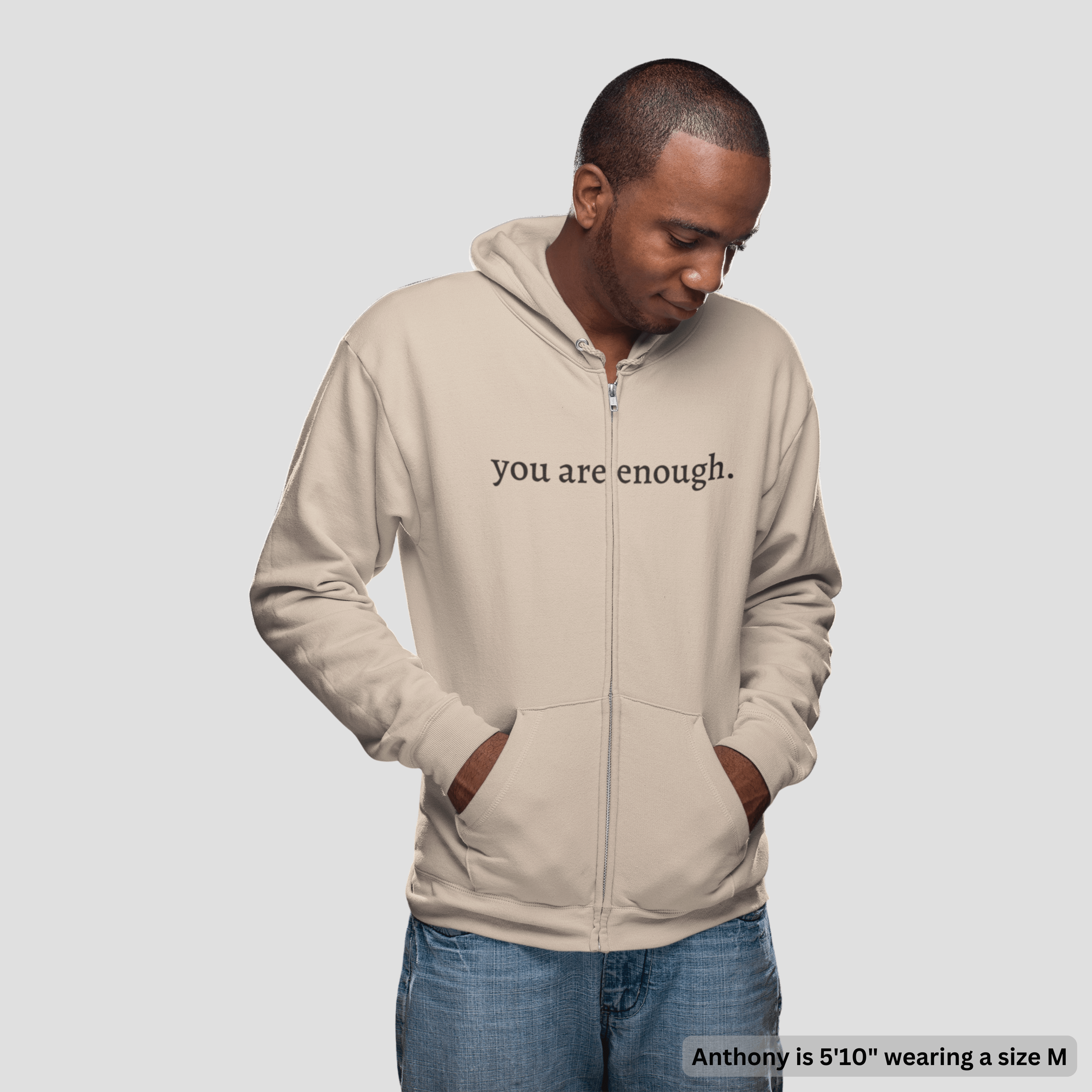 The Original 'Dear Person Behind Me' Zip-Up Hoodie