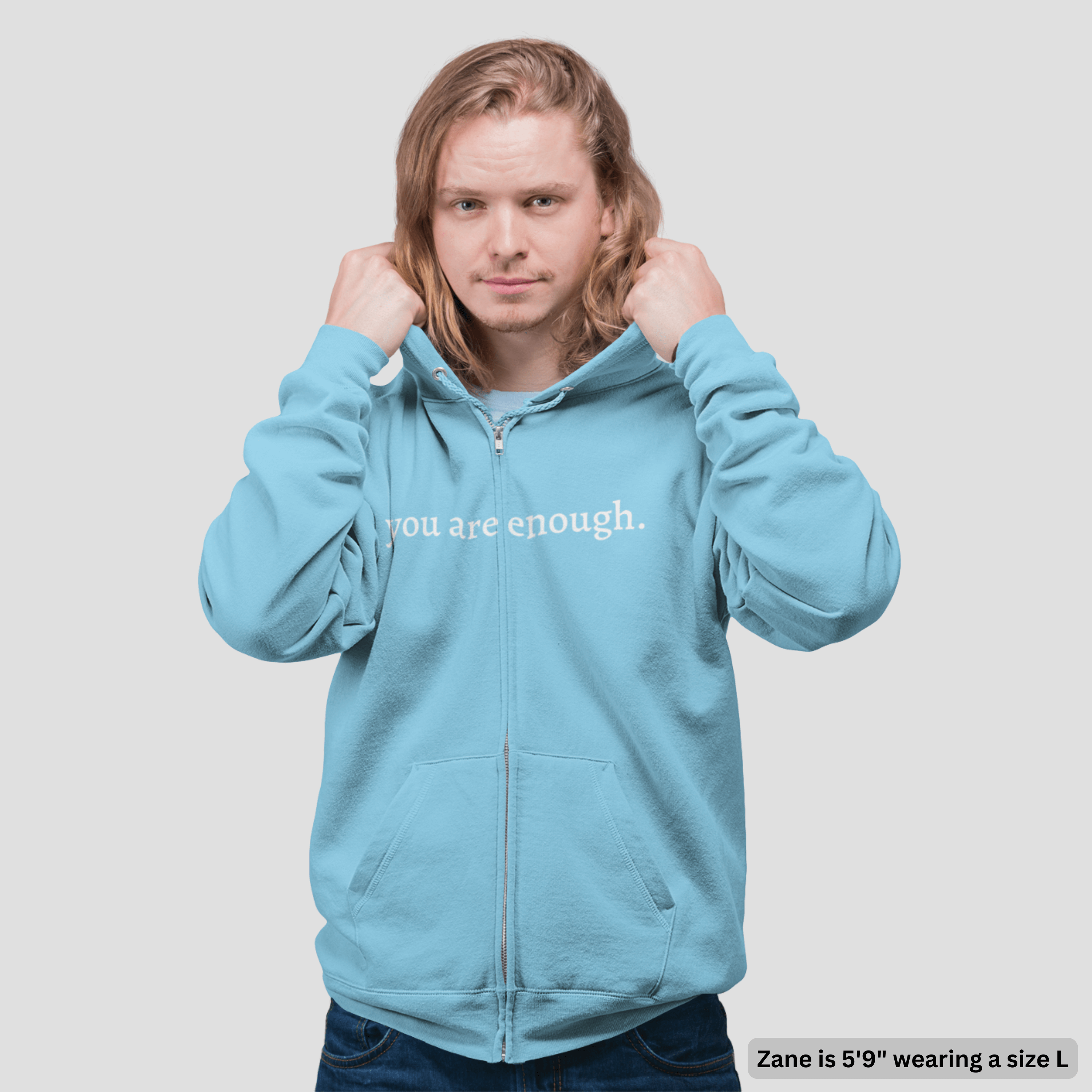 The Original 'Dear Person Behind Me' Zip-Up Hoodie