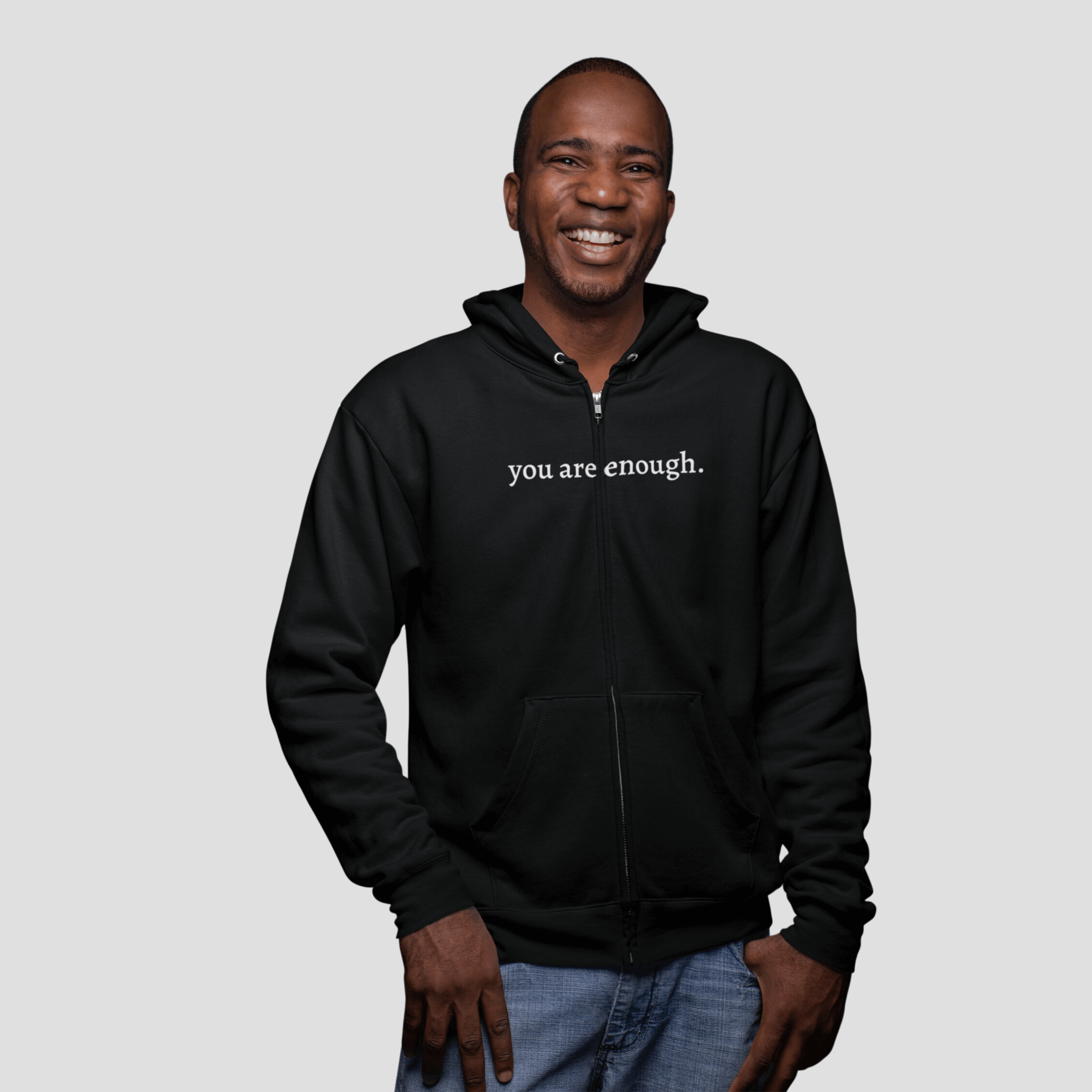 The Original 'Dear Person Behind Me' Zip-Up Hoodie